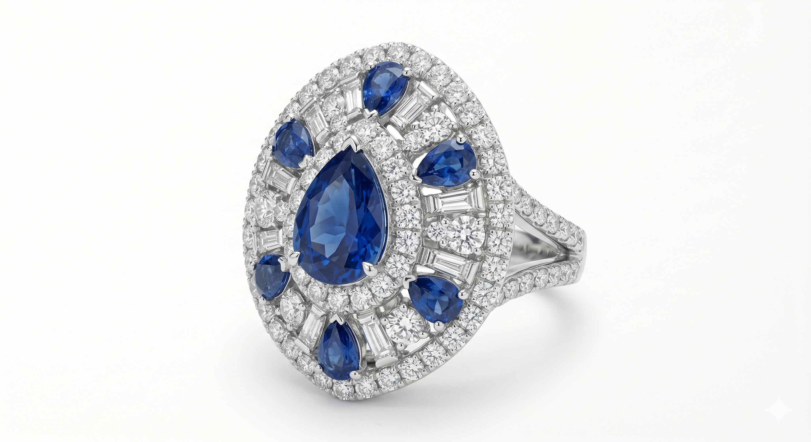 Sapphire & Diamond ring