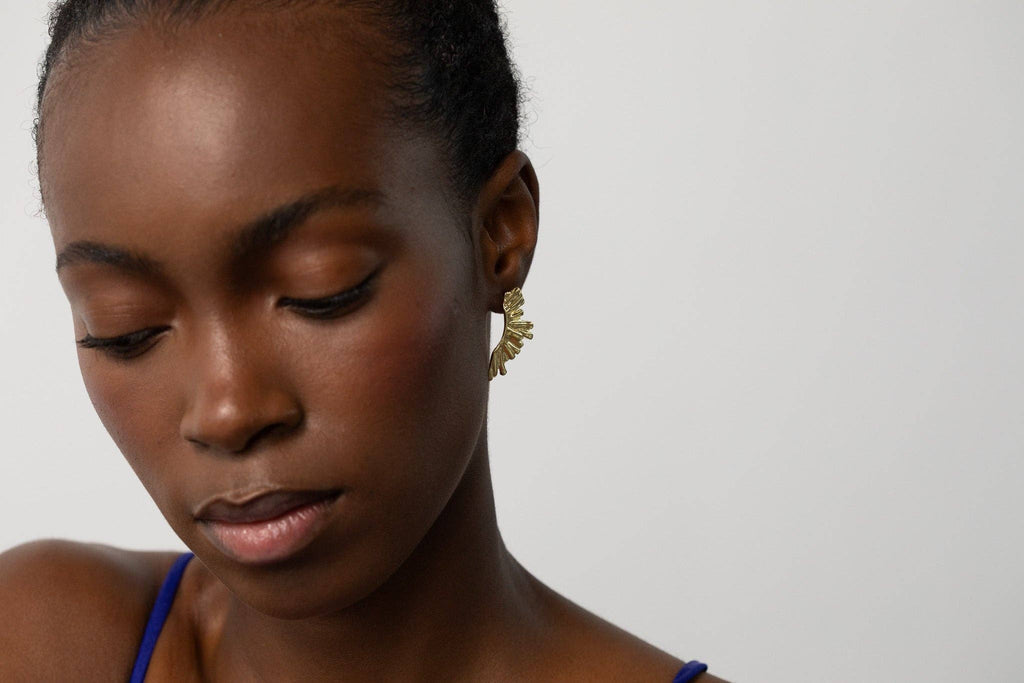 Crescent Sun Earrings